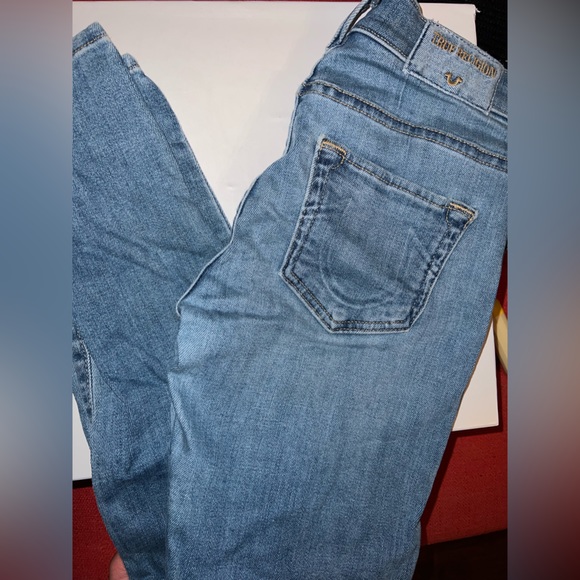 True religion low rise relaxed skinny jeans - size 25 - Picture 2 of 2